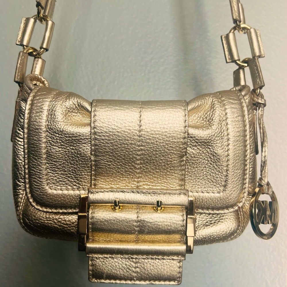 Michael Kors Gold Crossbody Bag